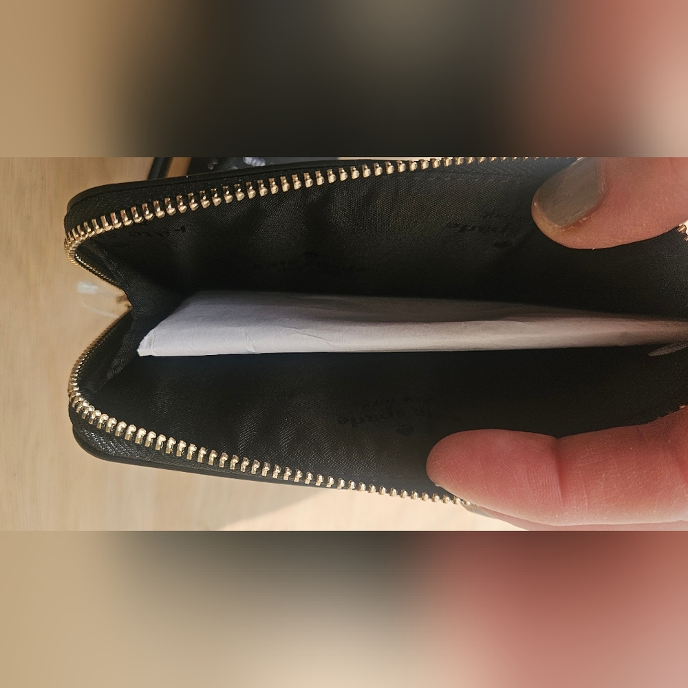 Kate Spade Black Small Wristlet Wallet - Picture 2 of 5